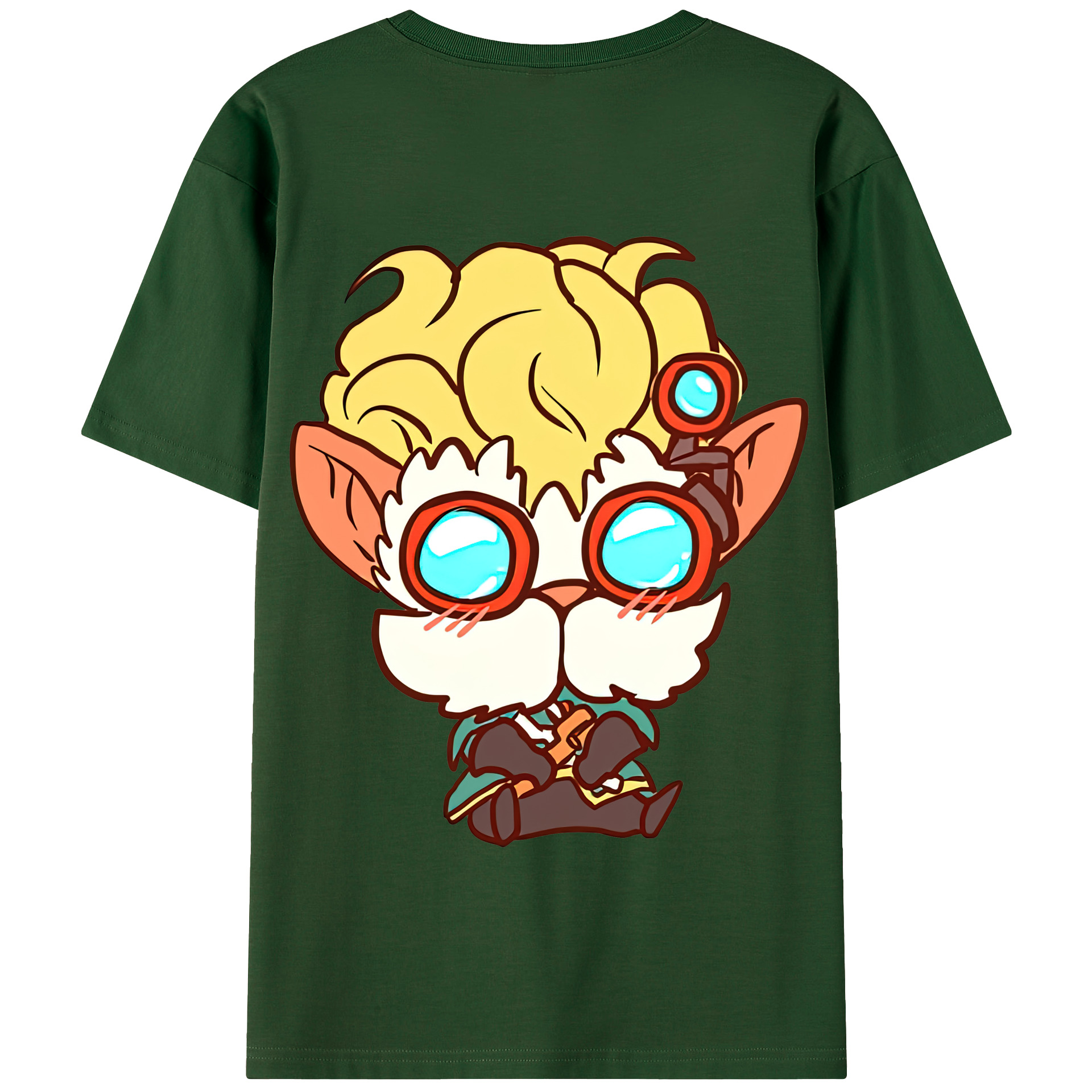 リーグ・オブ・レジェンド League of Legends LOL 綿100％半袖Tシャツ（背面プリント）